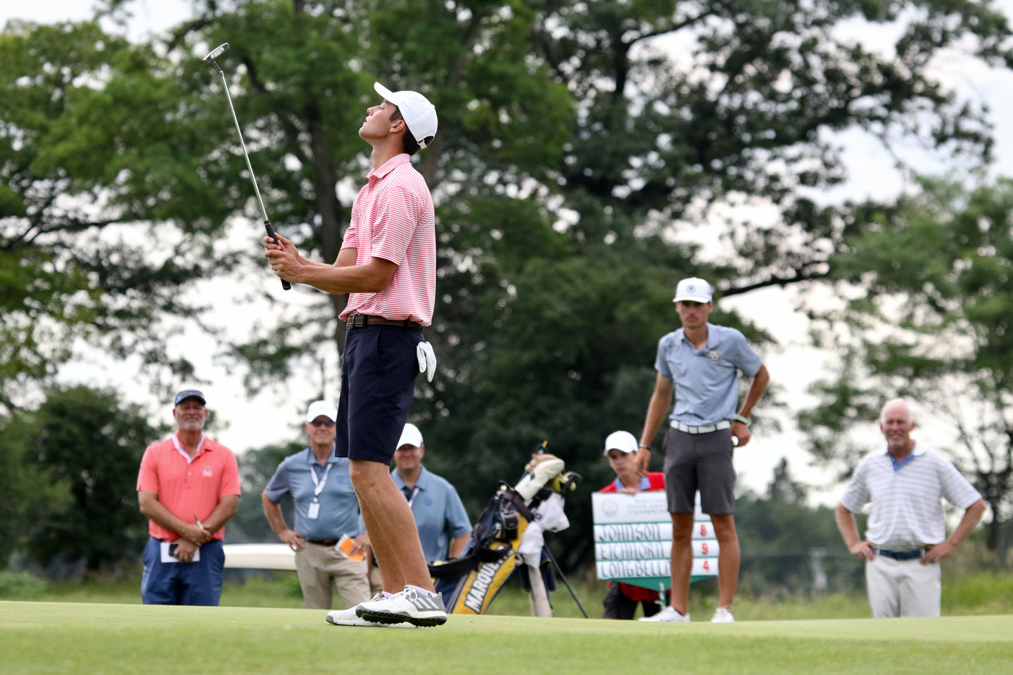 4 state am - Johnson missed putt on 17
